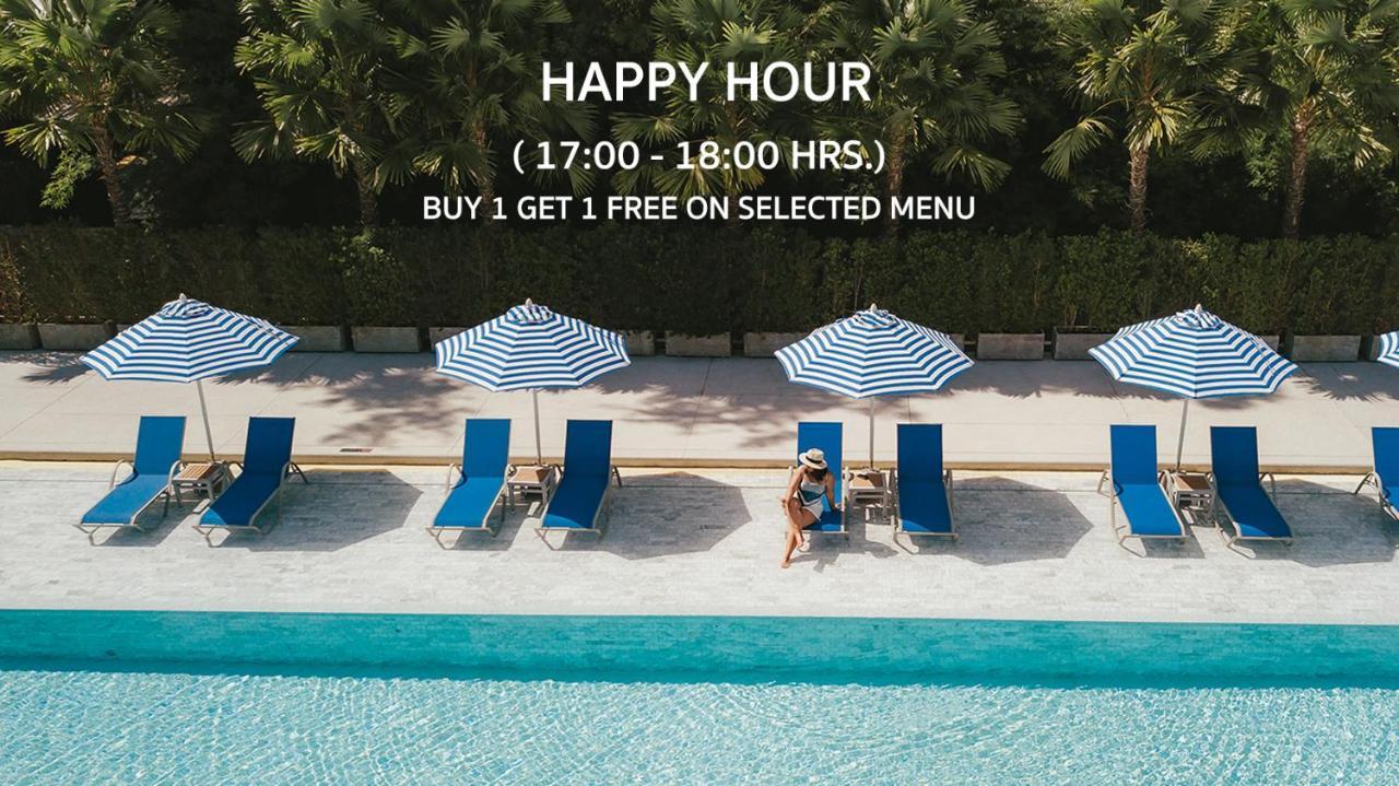 Seabed Grand Hotel Phuket - Sha Extra Plus Exterior photo Happy hour at a pool